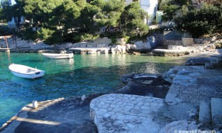 Bay Jagodna near village Brusje on the island Hvar, Dalmatia, Croatia