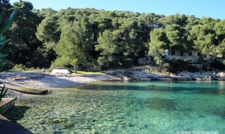 Bay Lozna on the island Hvar, Dalmatia, Croatia