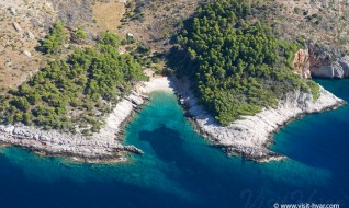 Pišćena beach on the island Hvar, Dalmatia, Croatia