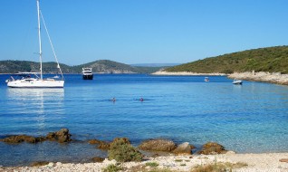 Vlaka bay nearby the island Hvar, Dalmatia, Croatia