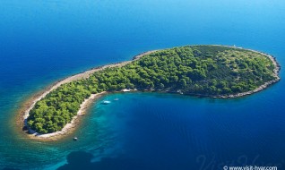 Island Zečevo nearby the island Hvar, Dalmatia, Croatia